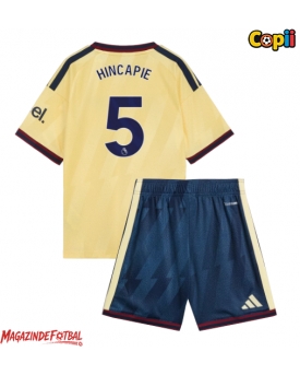 Arsenal Piero Hincapie #5 Echipament de Fotbal Replică 2026-27 Copii Treilea (+ Șorturi)